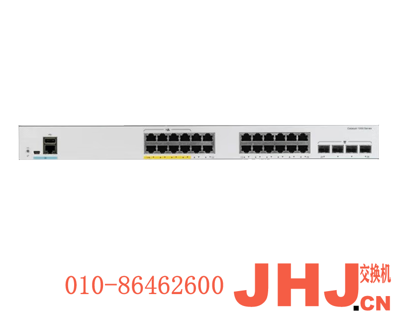 C1000-24FP-4G-L    24个 10/100/1000 以太网 PoE+端口和370W PoE 预算, 4条1G SFP千兆光口上行