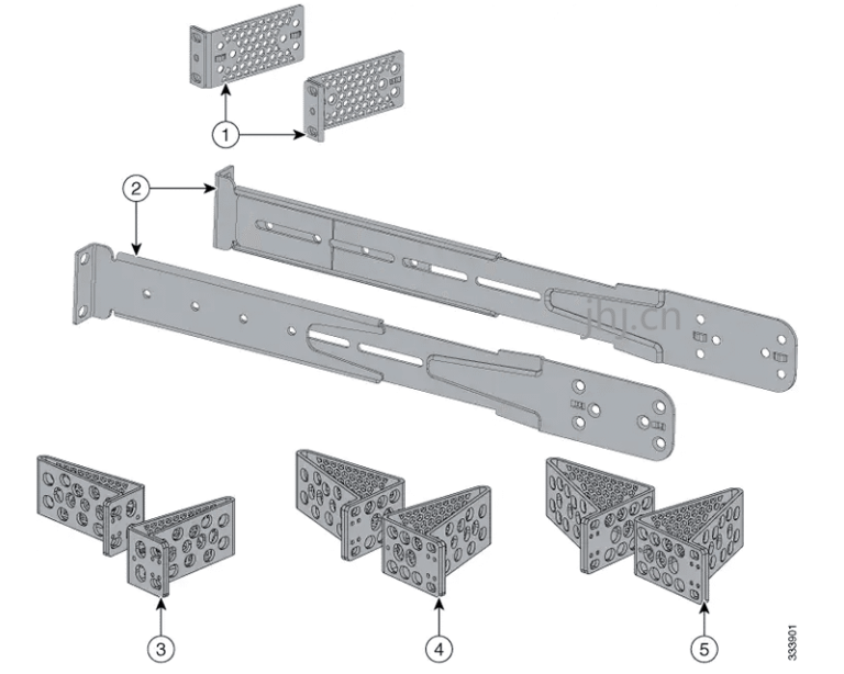 Cisco 4PT-KIT-T2=|4点位安装配件|4 Point rack mount kit New