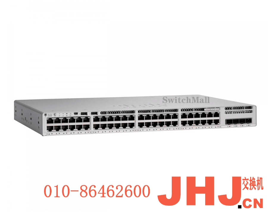 C9200L-48P-4X-A  Catalyst 9200L 48-port PoE+ 4x10G uplink Switch, Network Advantage