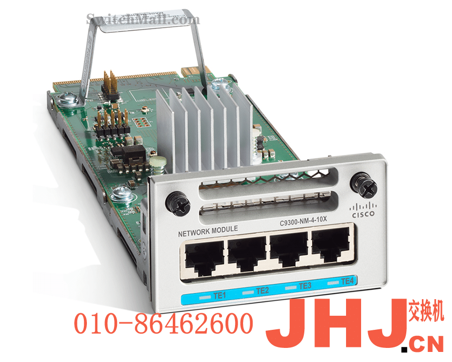 C9300-NM-4M=   Catalyst 9300 4 x 10G/mGig Network Module, spare