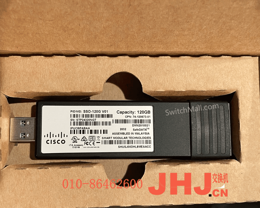 SSD-120G=  Cisco pluggable USB3.0 120G SSD storage, spare