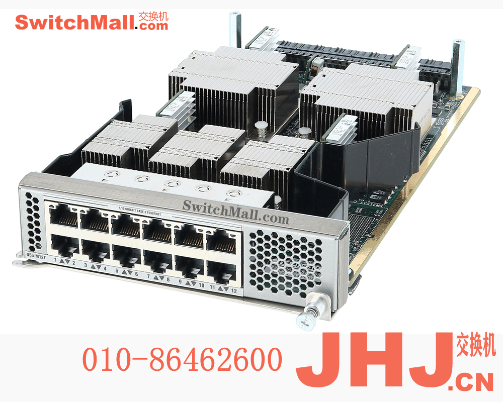 N55-M12T=  12-port 10G BASE-T Ethernet Module (Only supported on 5596T chassis)
