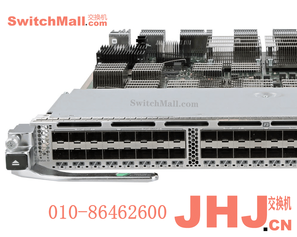 Cisco N77-F348XP-23= |思科Nexus7700 F3系列48口万兆SFP+交换机, N77-F348XP-23 ,思科数据中心交换机|Nexus 7700 F3-Series 48-Port Fiber 1 and 10G Ethernet Module (req. SFP/SFP+ modules)