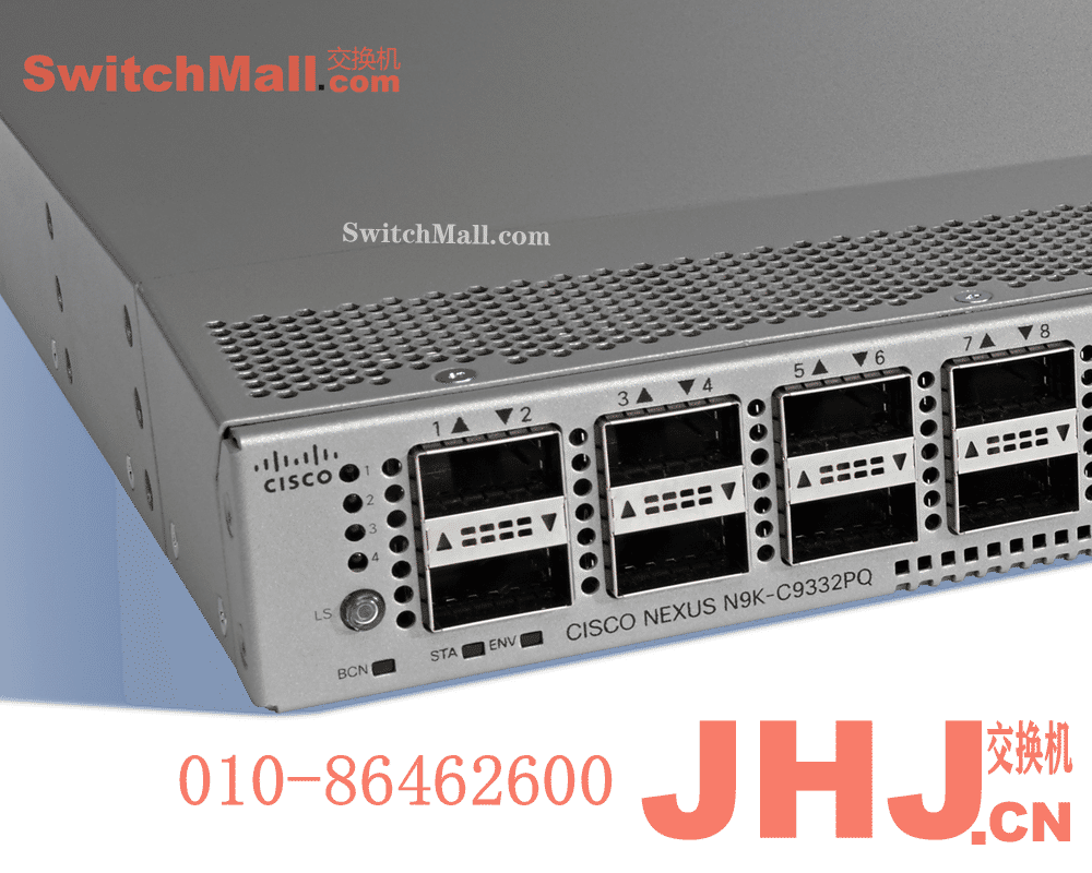 N9K-C9332PQ |思科数据中心Nexus 9300系列交换机 | Cisco N9K-C9332PQ | 32个40G QSFP 端口|Nexus 9300 with 32p 40G QSFP