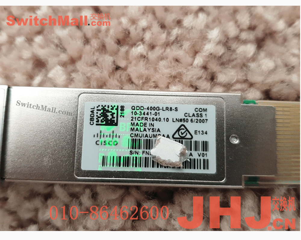 QDD-400G-LR8-S= | 思科400G光模块 |单模10公里| Cisco  QDD-400G-LR8-S | Cisco 400G QSFP-DD Cable and Transceiver Modules | 400G QSFP-DD Transceiver, 400GBASE-LR8, 10km Duplex SMF, 10km