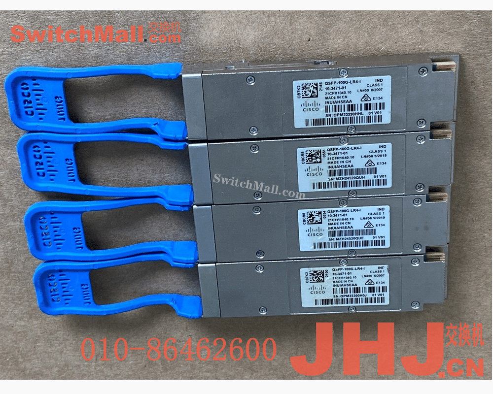 QSFP-100G-LR4-I=  |  思科100G单模光模块 10公里  |  Cisco QSFP-100G-LR4-I |  Cisco 100GBASE-LR4 QSFP I-Temp Transceiver, LC, 10km over SMF