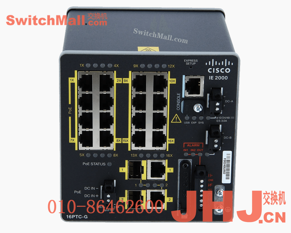 IE-2000-16PTC-G-E=  | 思科工业交换机IE2000 16个百兆电口(4个poe+)2个千兆上行口 | Cisco  IE-2000-16PTC-G-E |  IE2000 with 16FE Copper (4 PoE+) and 2GE uplinks (Lan Base)