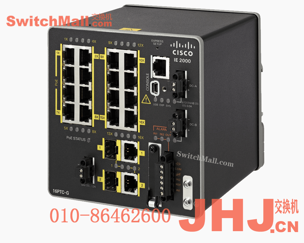 IE-2000-16PTC-G-L= | 思科工业交换机IE2000 16个百兆电口(4个poe+)2个千兆上行口 | Cisco IE-2000-16PTC-G-L | IE2000 with 16FE Copper (4 PoE+) and 2GE uplinks (Lan Lite)