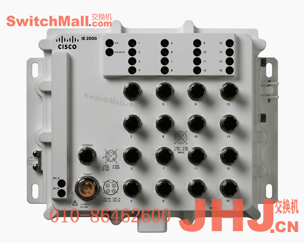 IE-2000-16T67P-G-E=  | 思科工业交换机 IE2000IP67 ,16个百兆M12 口2个千兆口 | Cisco IE-2000-16T67P-G-E  |  IE2000 IP67 with 16 FE M12 ports (8 PoE+) and 2GE (Lan Base)