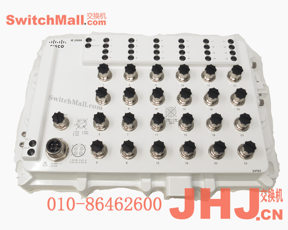 IE-2000-24T67-B=  | 思科工业交换机 IE2000IP67 ,24个百兆M12 口 | Cisco IE-2000-24T67-B  |   IE2000 IP67 Switch with 24 FE M12 ports (Lan Base)