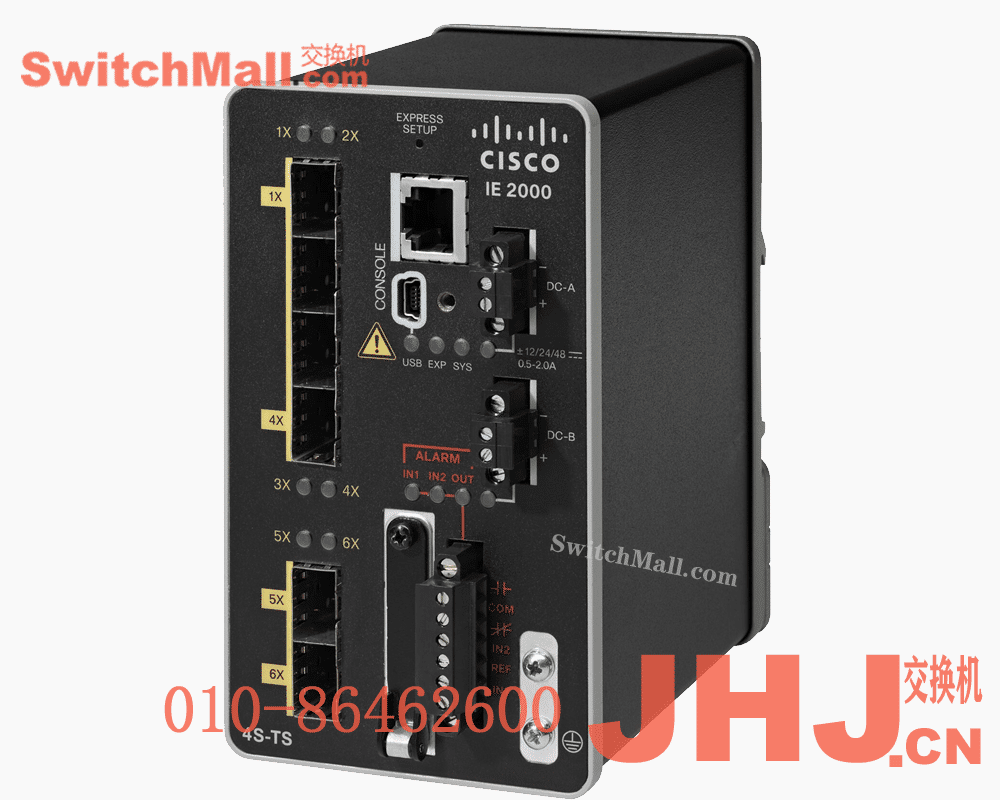 IE-2000-4S-TS-G-L=  | 思科工业交换机IE2000 4个百兆SFP电口,2个千兆SFP光口上行  | Cisco IE-2000-4S-TS-G-L   |  IE2000 with 4 FE SFP ports and 2 GE SFP ports (Lan Lite)