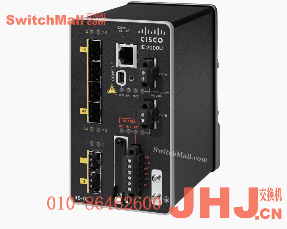 IE-2000U-4S-G=  | 思科4个百兆FE光口,2个千兆光口工业交换机|  Cisco IE-2000U-4S-G  |  IE2000U Switch with 2GE + 4 FE SFP Ports (Lan Base)