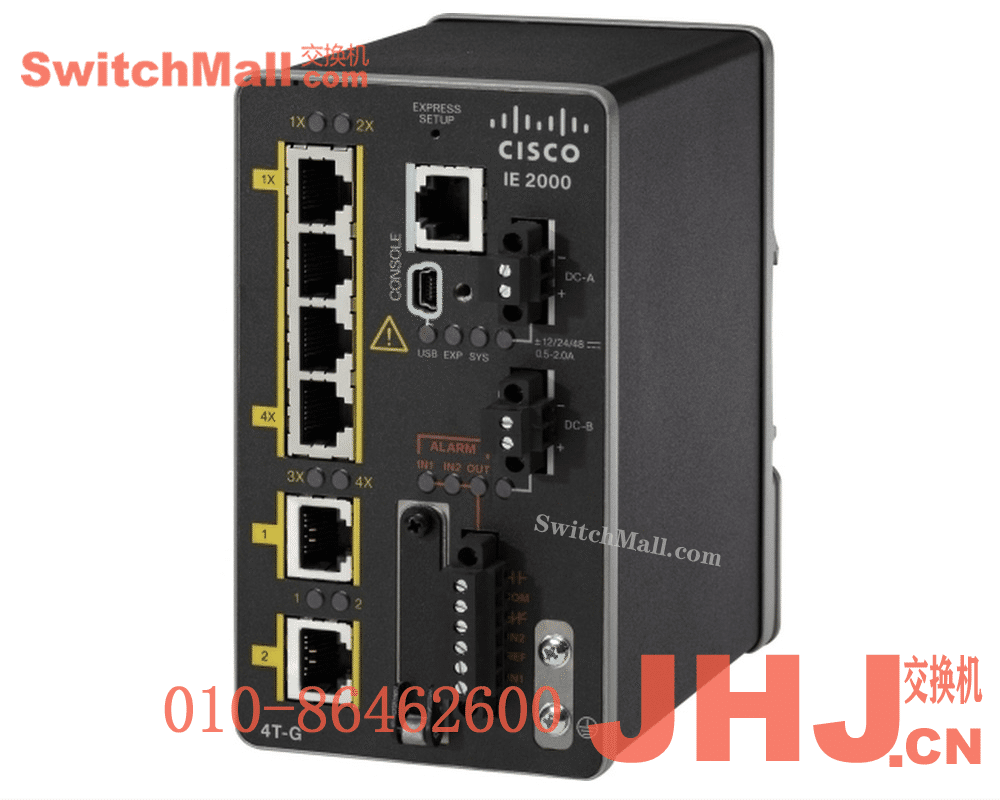IE-2000U-4T-G=  | 思科4个百兆FE电口,2个千兆电口工业交换机|  Cisco IE-2000U-4T-G  |  IE2000U Switch with 2 GE + 4 FE Copper Ports (Lan Base)