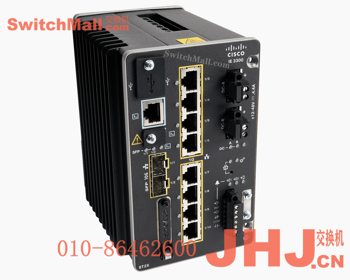 IE-3300-8T2X-E= | 思科工业交换机IE3300系列8个千兆Ge口,2个10G SFP+万兆光口| Cisco  IE-3300-8T2X-E  | Catalyst IE3300 with 8 GE Copper and 2 10G SFP, Modular, Network Essentials
