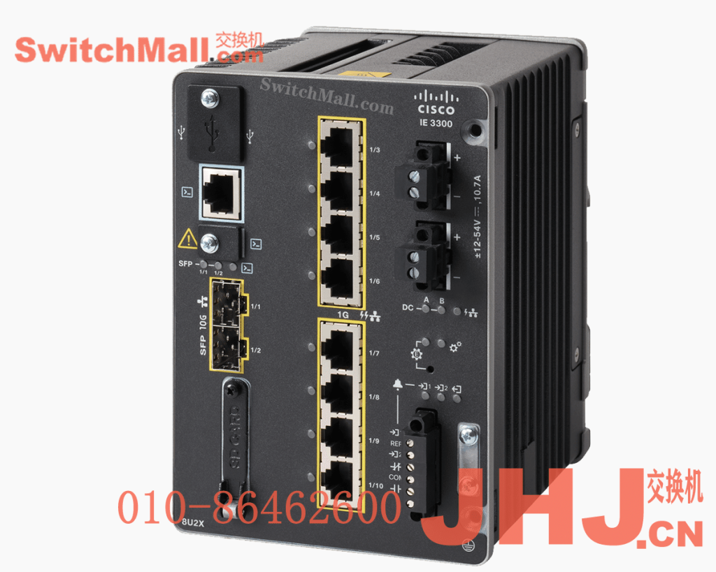 IE-3300-8U2X-E= | 思科工业交换机IE3300系列8个千兆Ge口(4个POE),2个10G SFP+万兆光口| Cisco  IE-3300-8U2X-E  | Catalyst IE3300 with 8 GE Copper (4PPoE) and 2 10G SFP, Modular, Network Essentials