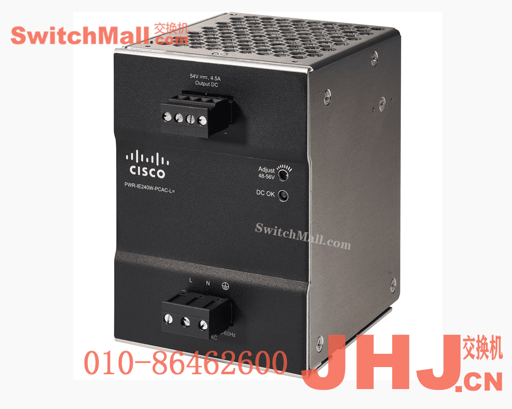 PWR-IE240W-PCAC-L=  |思科IE 1000系列工业交换机 导轨电源|  Cisco PWR-IE240W-PCAC-L | 240W AC to DC power supply