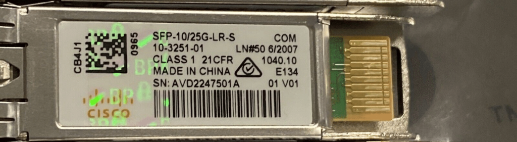 SFP-10/25G-LR-S=