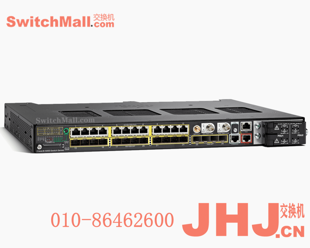 IE-5000-16S12P= | 思科IE5000系列工业交换机  | Cisco IE-5000-16S12P |12千兆电口POE+,12个百兆千兆SFP 光口,4个千兆SFP光口上行 | IE5000 with 12GE Copper PoE+, 12FE/GE SFP and 4 1G SFP uplinks